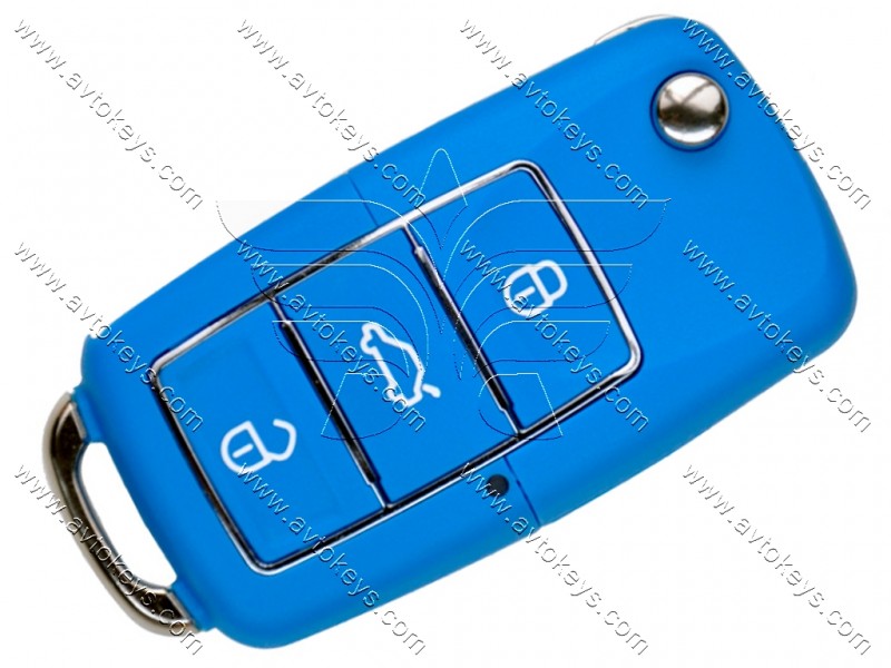 Універсальний ключ B01-3 LB, Luxury Blue, для програматора KD, KEYDIY