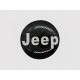 Логотип (емблема) для автомобільного ключа Jeep, діаметр 14 мм
