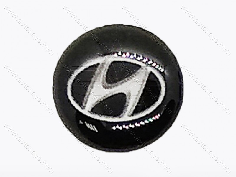 Логотип (емблема) для автомобільного ключа Hyundai, діаметр 14 мм