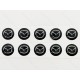 Логотип (емблема) для автомобільного ключа Mazda, діаметр 14 мм