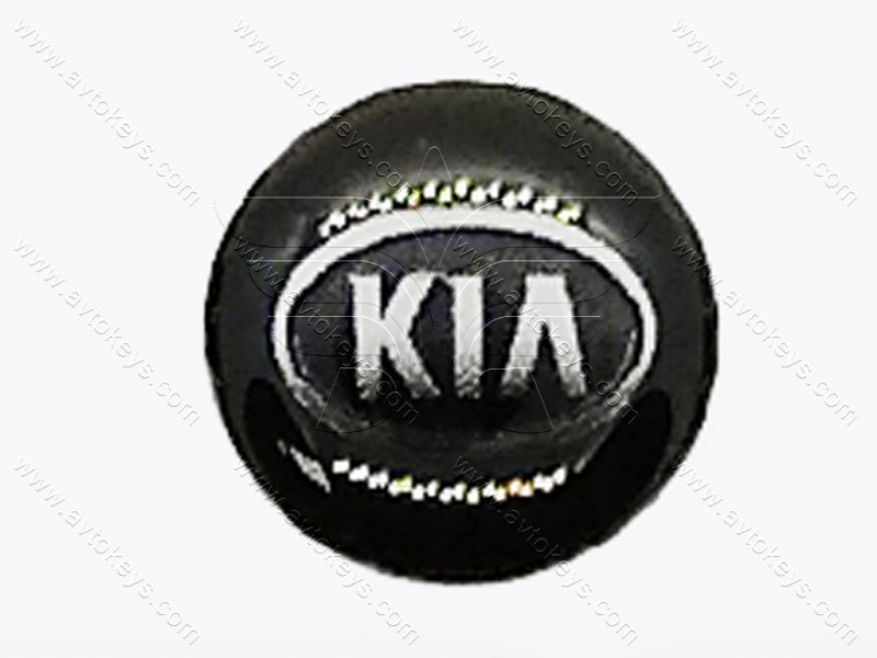 Логотип (емблема) для автомобільного ключа Kia, діаметр 14 мм