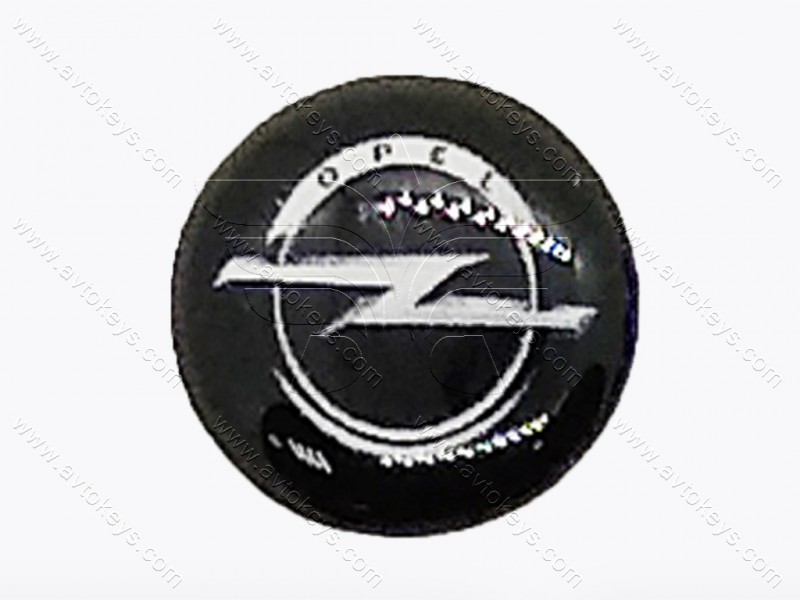 Логотип (емблема) для автомобільного ключа Opel, діаметр 14 мм