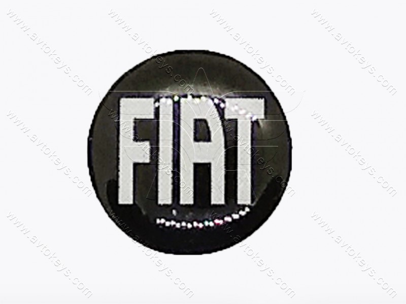 Логотип (емблема) для автомобільного ключа Fiat, діаметр 14 мм