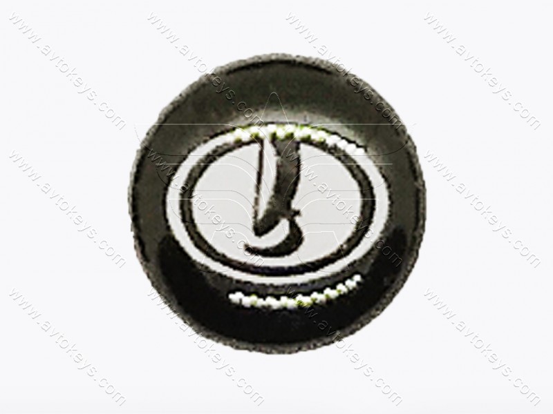 Логотип (емблема) для автомобільного ключа ВАЗ, діаметр 14 мм
