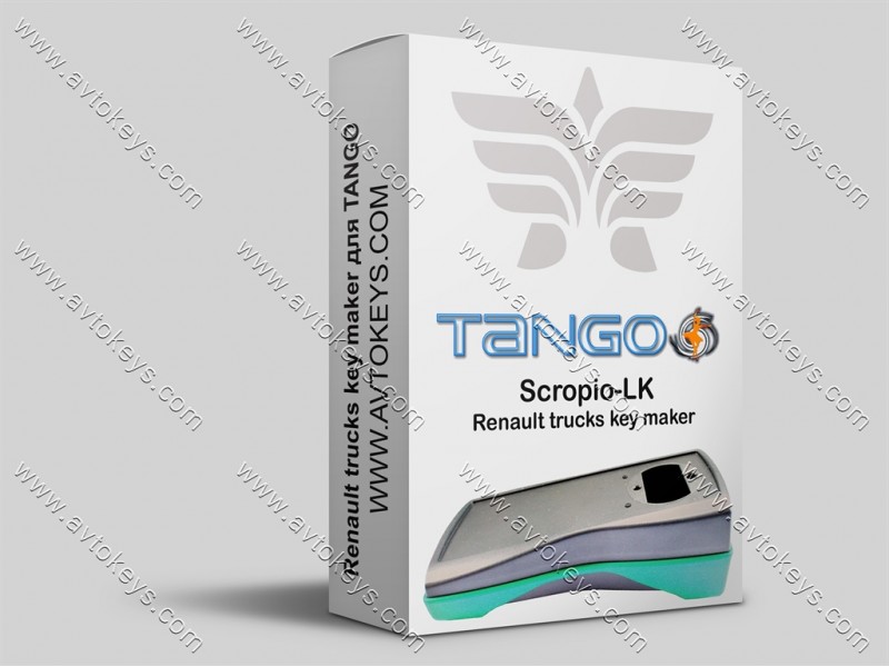 Спеціальна функція Renault trucks key maker для програматора Tango, Scorpio-LK