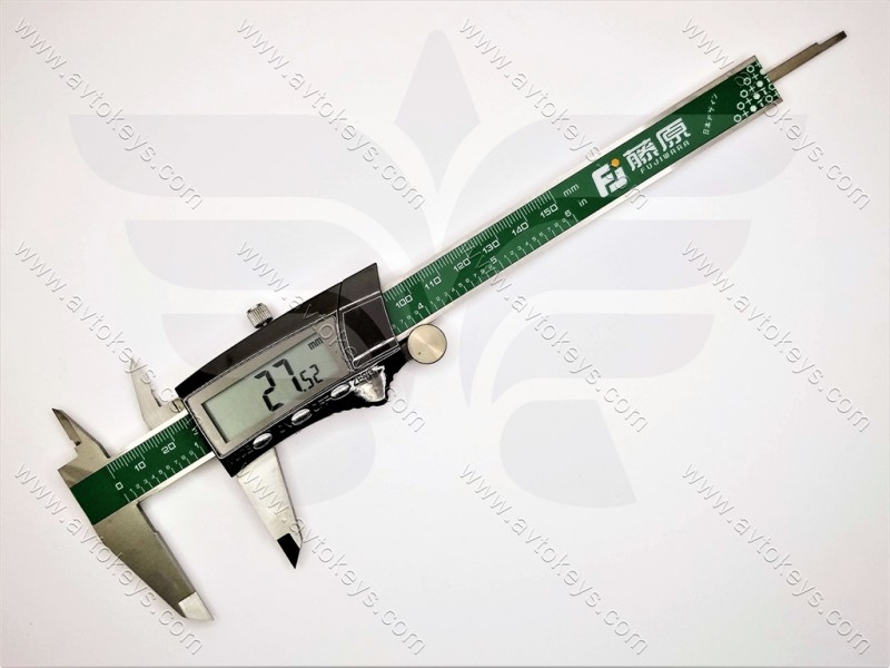 Штангенциркуль Fujiwara електронний - зелений, матеріал метал, 150мм