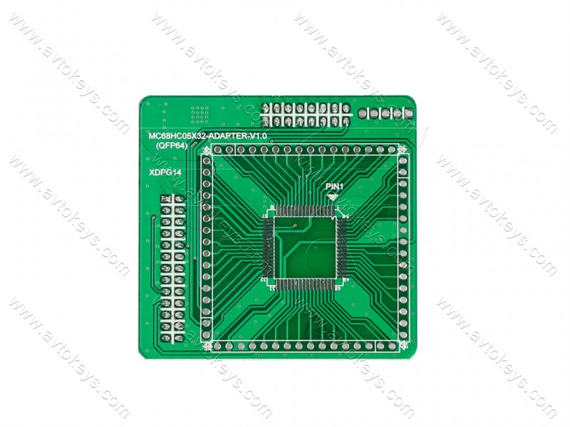 Адаптер MC68HC05X32 (QFP64) для програматора VVDI PROG, Xhorse