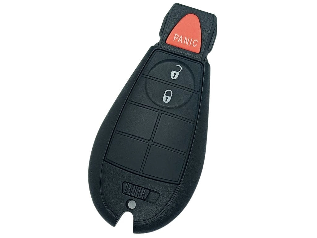 Корпус смарт ключа Chrysler, Dodge, Jeep, 2+1 кнопки, без кріплення під батарейку