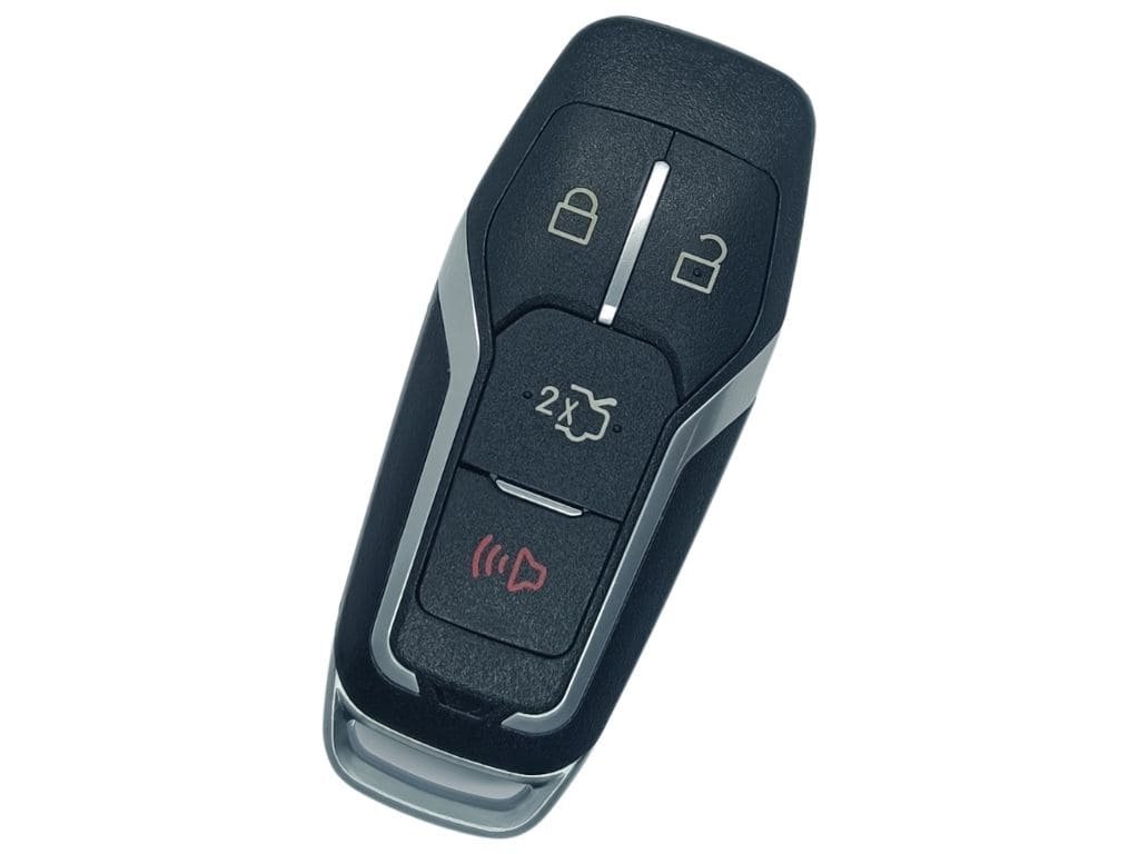 Корпус смарт ключа Ford Fusion, Explorer, Edge, Explorer, 3+1 кнопки, з логотипом