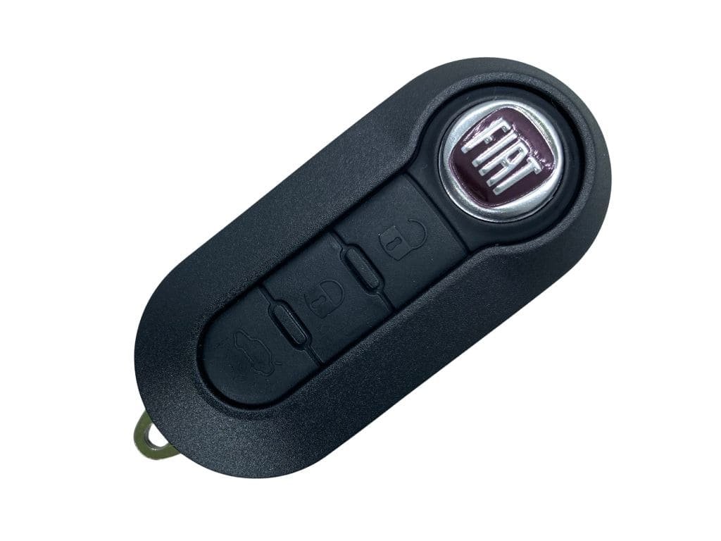 Корпус викидного ключа Fiat, 3 кнопки, лезо SIP22, тип 1, чорні кнопки