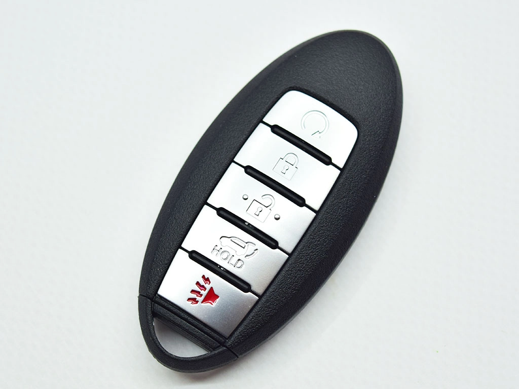 Смарт ключ Nissan Murano Platinum, Pathfinder, 433 Mhz, KR5S180144014, PCF7953M/ Hitag Aes/ ID4A, 4+1 кнопки