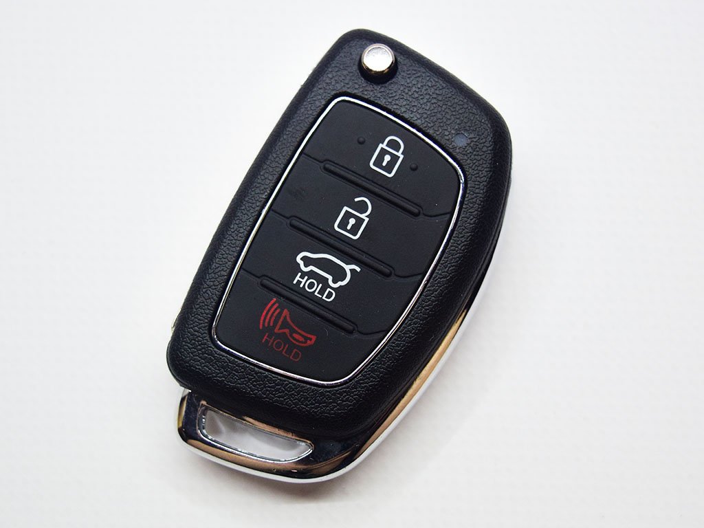 Викидний ключ Hyundai Santa Fe, 433 Mhz, TQ8-RKE-4F31, 3+1 кнопки, лезо TOY48