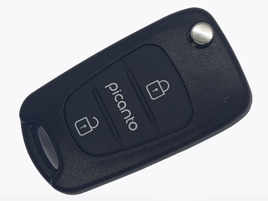 Корпус викидного ключа Kia Picanto, 3 кнопки, лезо HYN-17