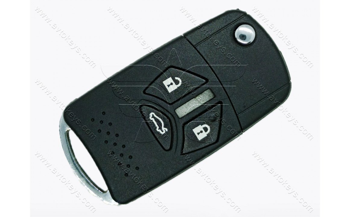 Корпус викидного ключа Mitsubish Eclipse, Galant, 3 кнопки, лезо MIT-11R, під переробку