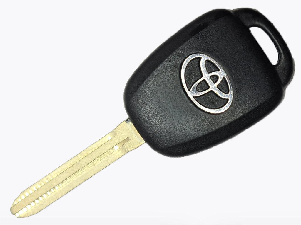 Корпус ключа Toyota Corolla, Altis, Camry та інші, 3+1 кнопки, лезо TOY43, лого - Зображення 2