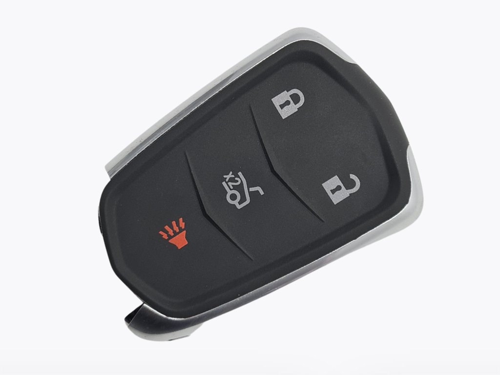 Корпус смарт ключа Cadillac CTS, XTS, ATS, 3+1 кнопки, OEM