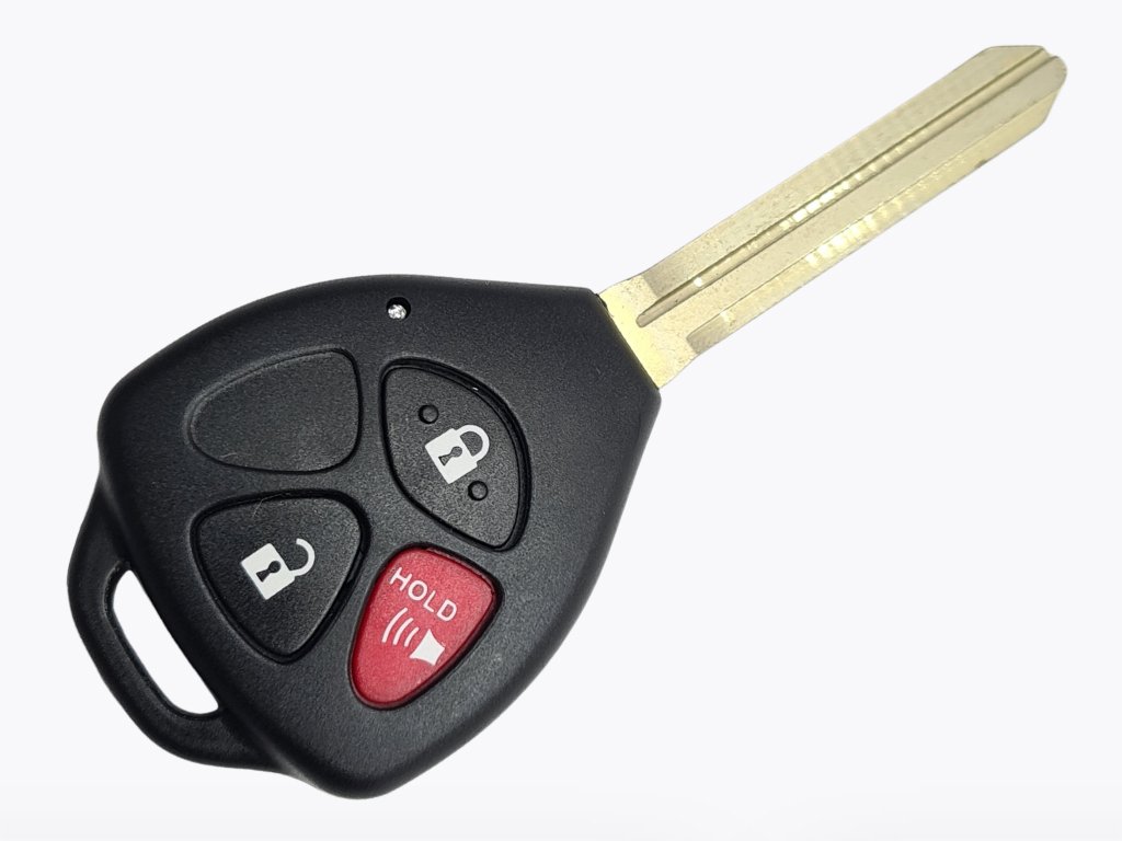 Ключ Toyota Yaris, RAV4, 4-Runner, Highlander, Scion xB, 315 Mhz, HYQ12BBY/ HYQ12BDC, 4D-67/ G-chip, 2+1 кнопки, лезо TOY43