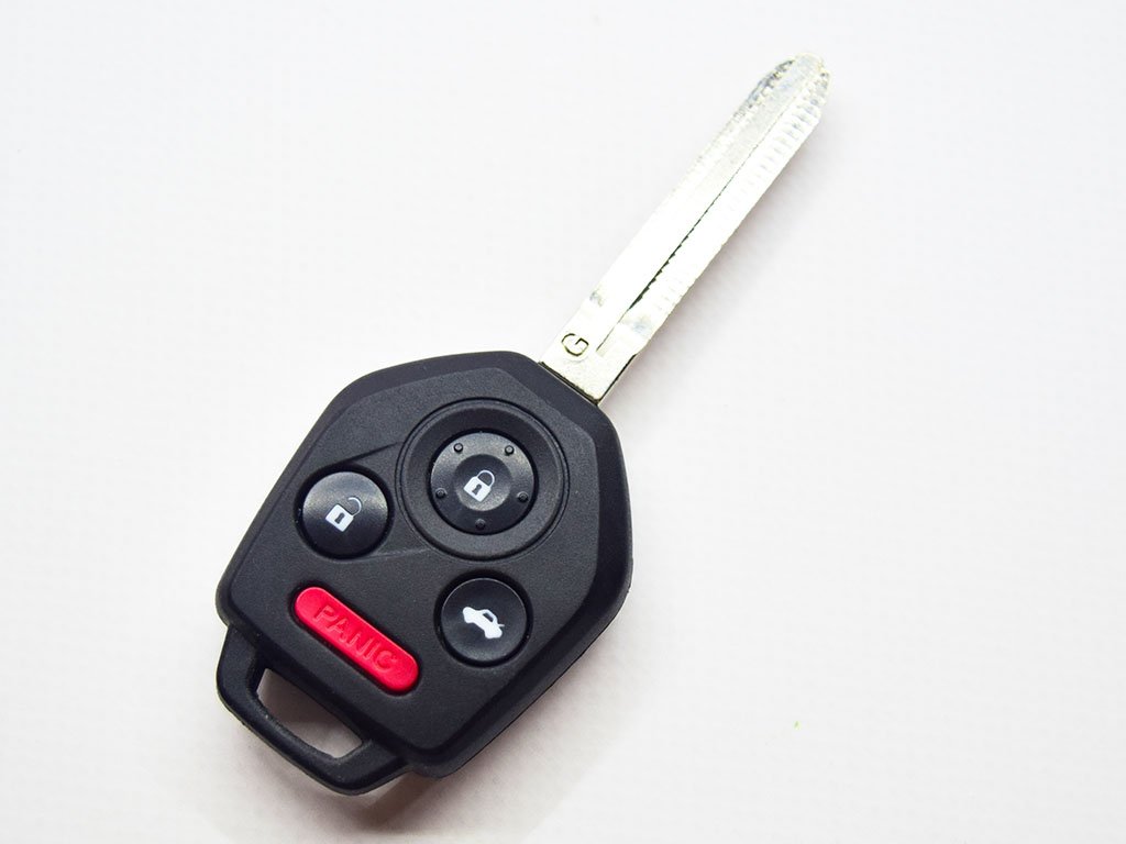 Ключ Subaru Forester, Impreza та інші, 433 Mhz, CWTWBU766, ID4D-60 80 bit, 3+1 кнопки, лезо TOY43R, з PIN-кодом