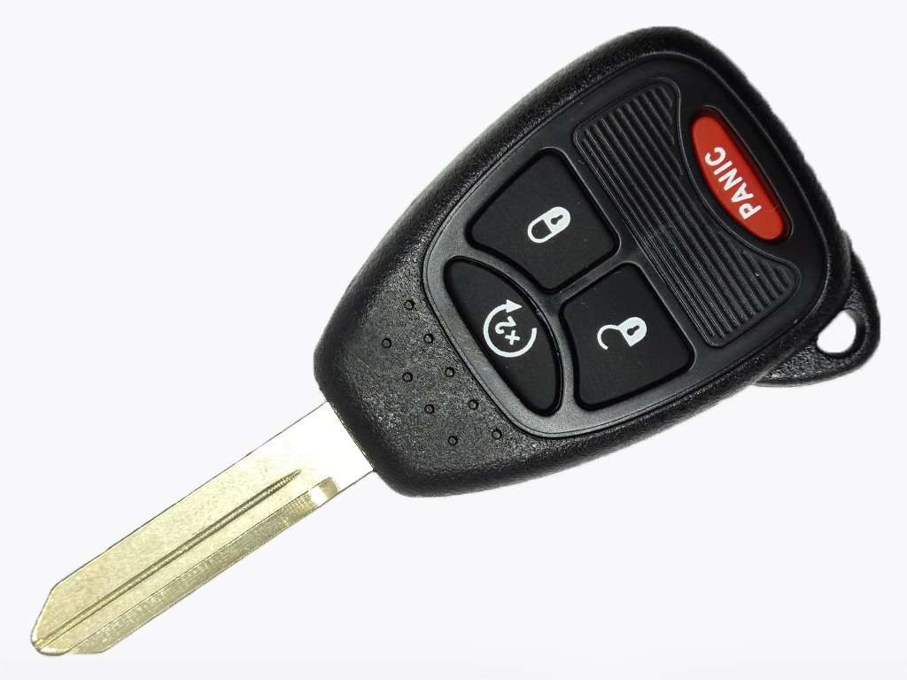 Корпус ключа Chrysler/Doodge/Jeep, 3+1 кнопки, тип 3, лезо CY22