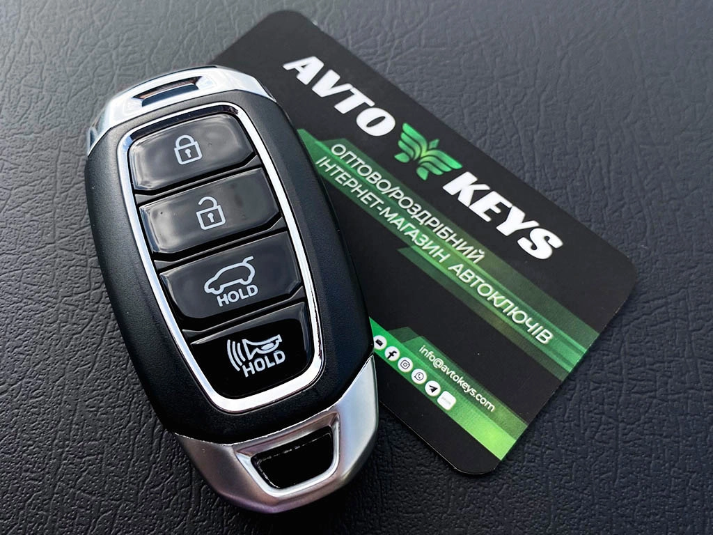 Смарт ключ Hyundai Kona, 433 Mhz, TQ8FOB4F18, NCF2952X/ HITAG 3/ ID47, 3+1 кнопки
