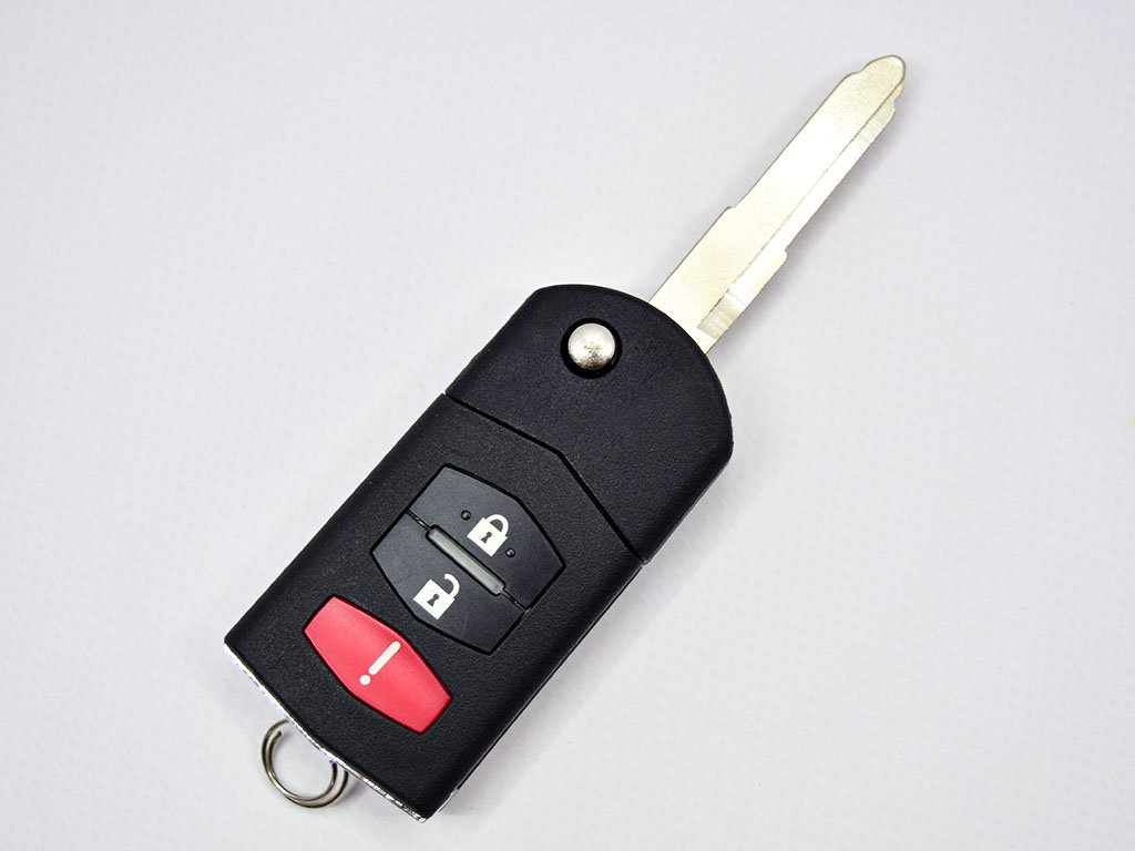 Викидний ключ Mazda 2, 3, 5, CX-7, CX-9, 315 Mhz, BGBX1T478SKE125-01, 4D-63, 2+1 кнопки, лезо MAZ24R — изображение 3