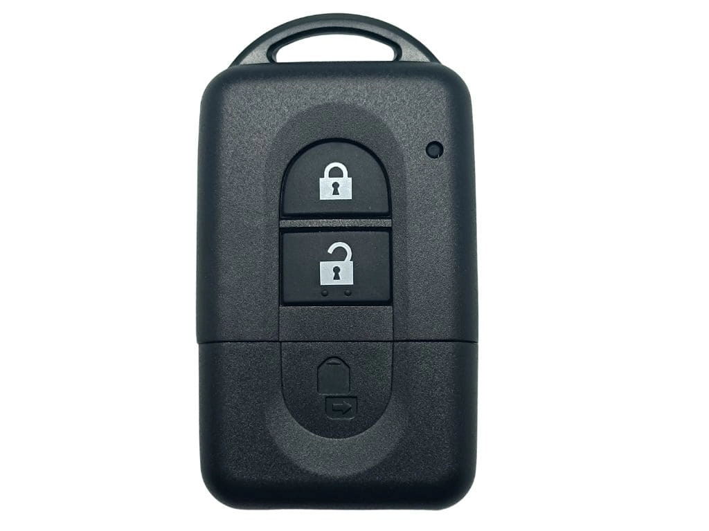 Смартключ Nissan Qashgai, X-trail, Pathinder 2007-2015, 2 кнопки, 433Mhz, лезо NSN-14, 7936, Keyless