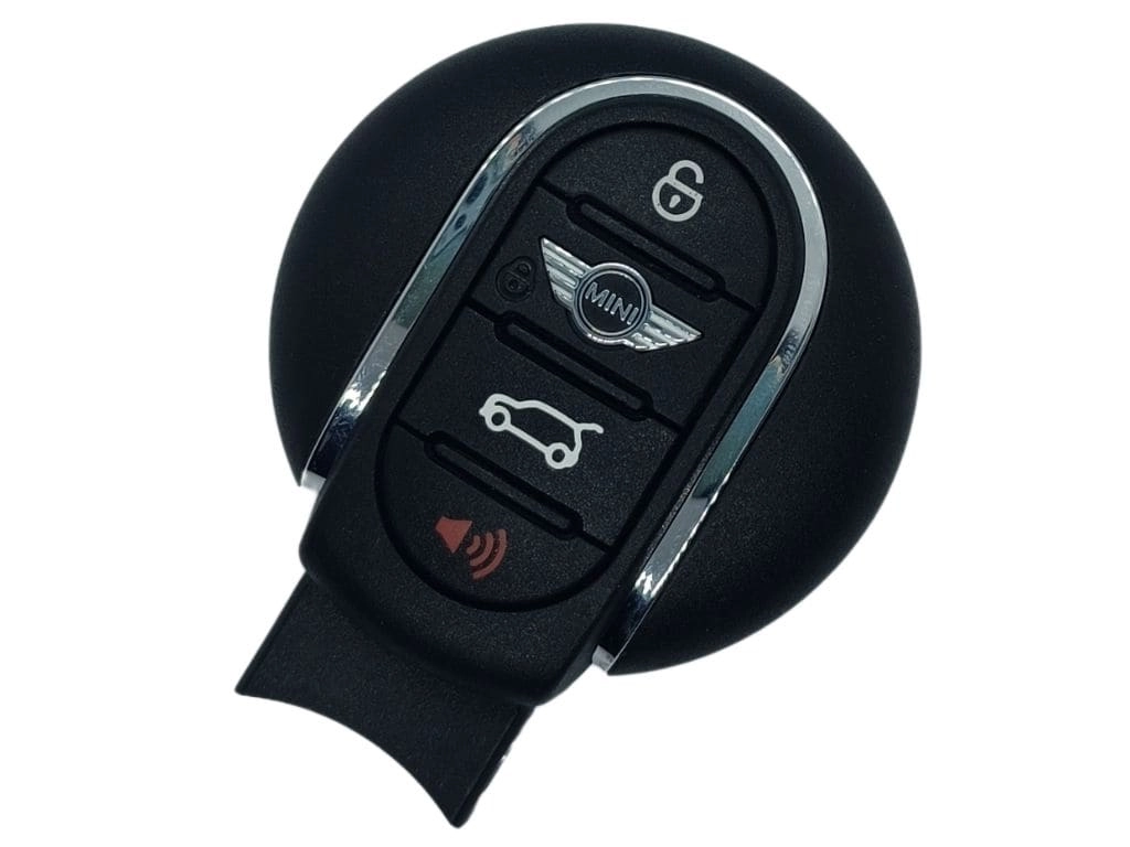Корпус смарт ключа MINI 2015-2018, 3+1 кнопки, з логотипом