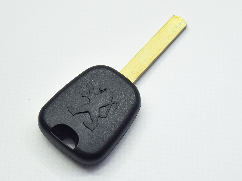 Корпус ключа з місцем під чіп Peugeot 407, 1007, Partner та інші, лезо VA2