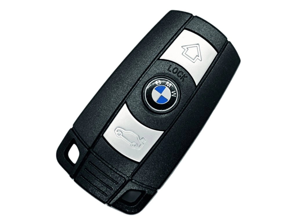 Смарт ключ BMW 3-Series, 5-Series, 6-Series, X-Series, 315/433/868MHz FSK 315LPMHz ASK, PCF7945A/ Hitag 2/ ID46, 3 кнопки, Keyless GO (CAS3+)