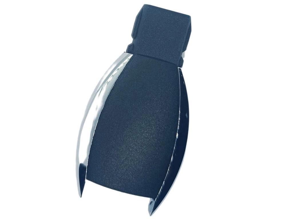 Корпус смарт ключа Mercedes all models, 3+1 кнопки, з логотипом - Зображення 2