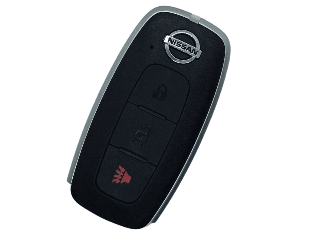 Корпус смарт ключа Nissan 2022+, 2+1 кнопки, з логотипом