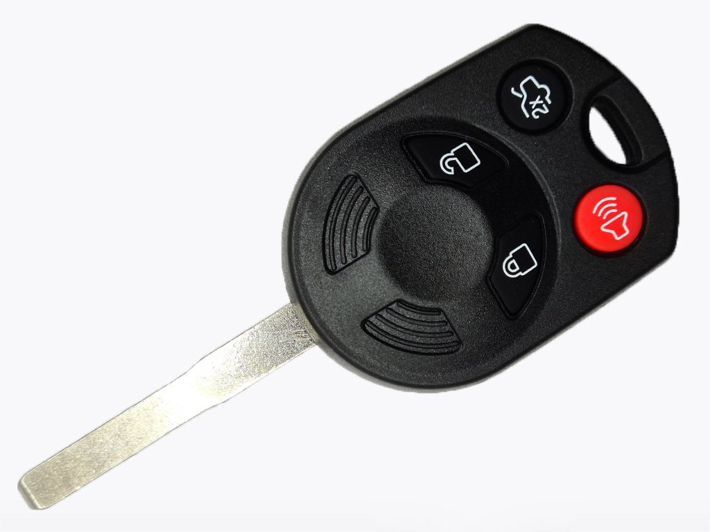 Корпус ключа Ford C-Max, Tranzit, Escape, Focus, F-350 та інші, 3+1 кнопки, лезо HU101