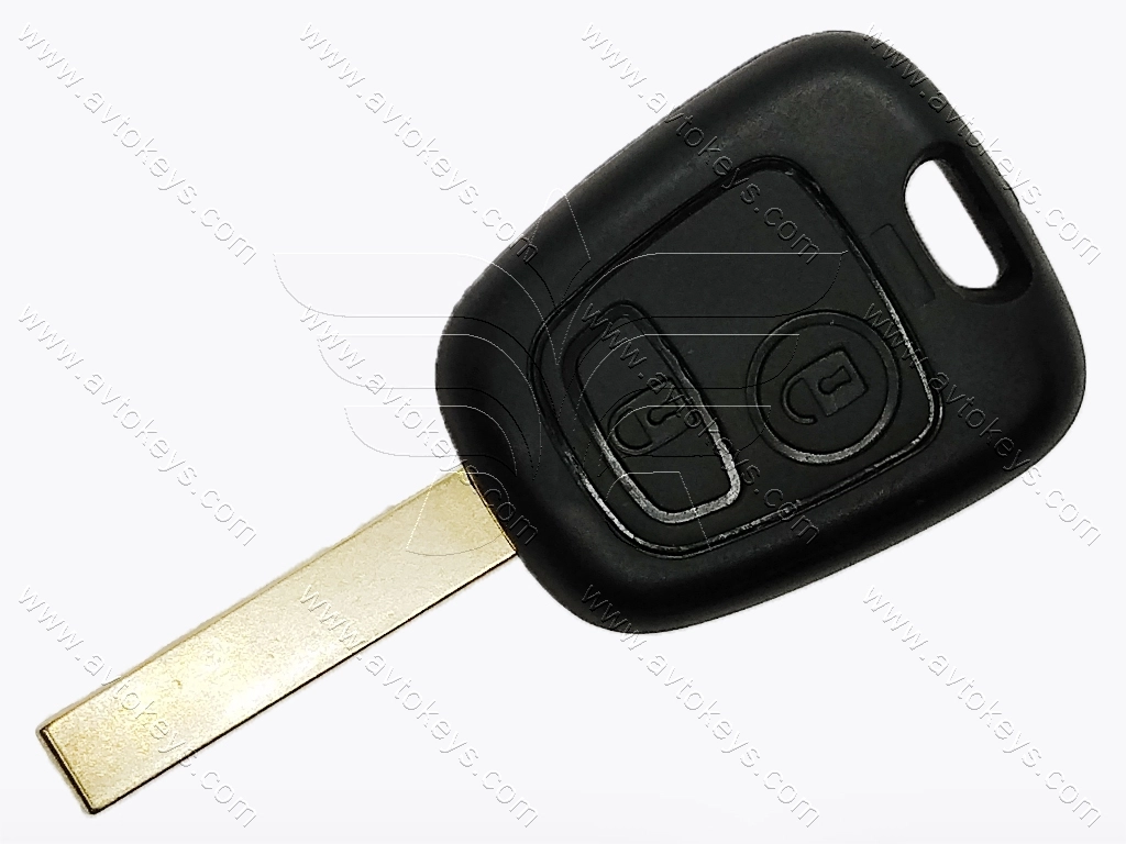 Корпус ключа Citroen Jumpy, C4 Picasso, Dispatch, 2 кнопки, лезо HU83