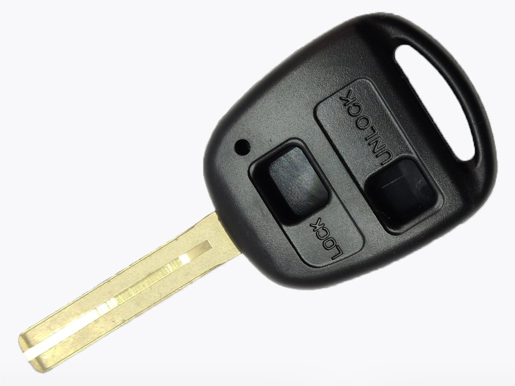 Корпус ключа Lexus IS300, RX300, ES300 та інші, 2 кнопки, лезо TOY48 (коротке)