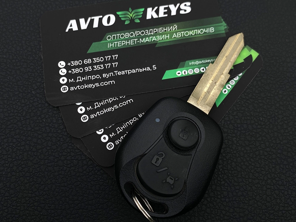 Корпус ключа Ssang Yong Actyon, Kyron, Rexton та інші, 2 кнопки, лезо SSY3
