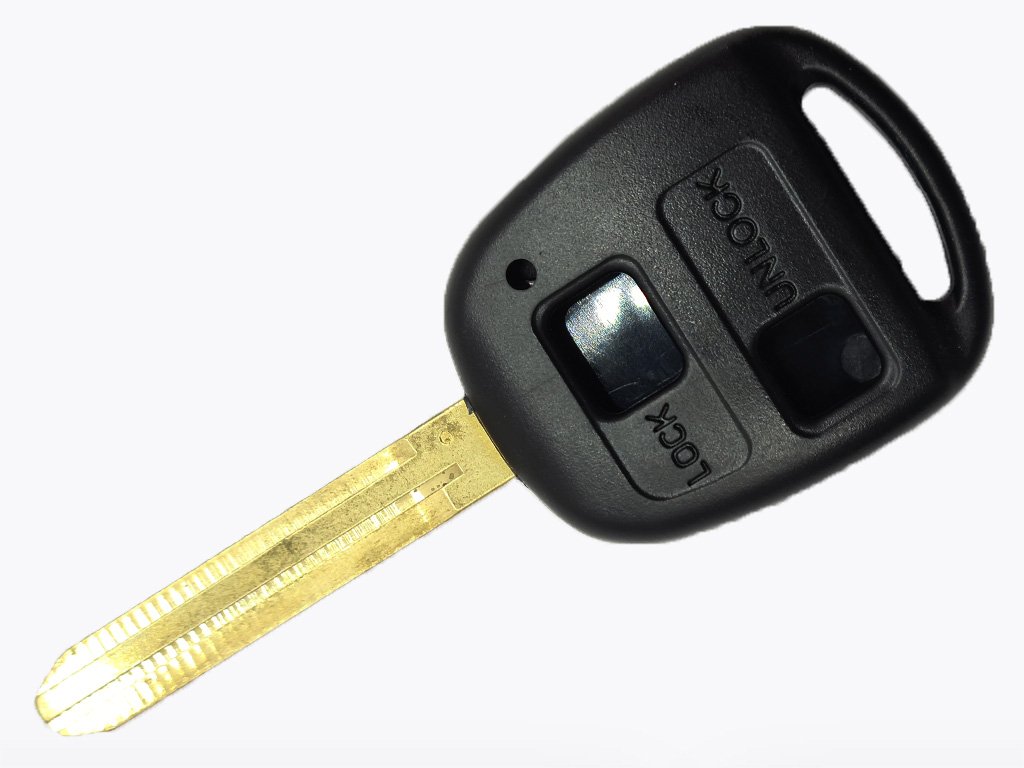 Корпус ключа Toyota 2 кнопки, лезо TOY43