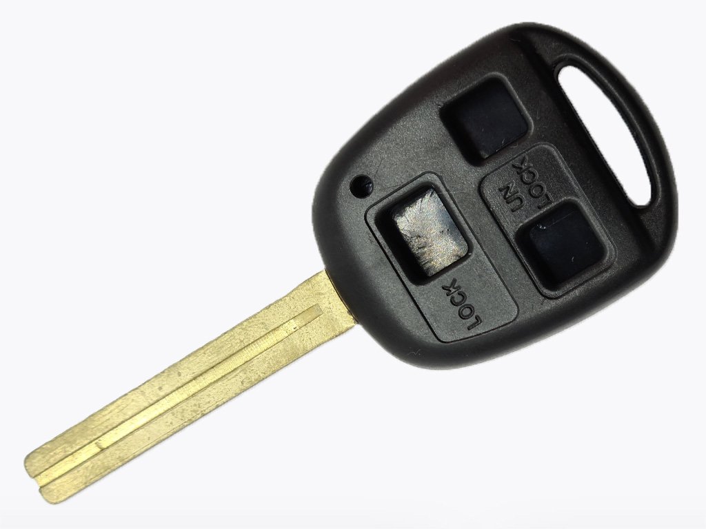Корпус ключа Toyota Land Cruiser 100, Century та інші, 3 кнопки, лезо TOY40