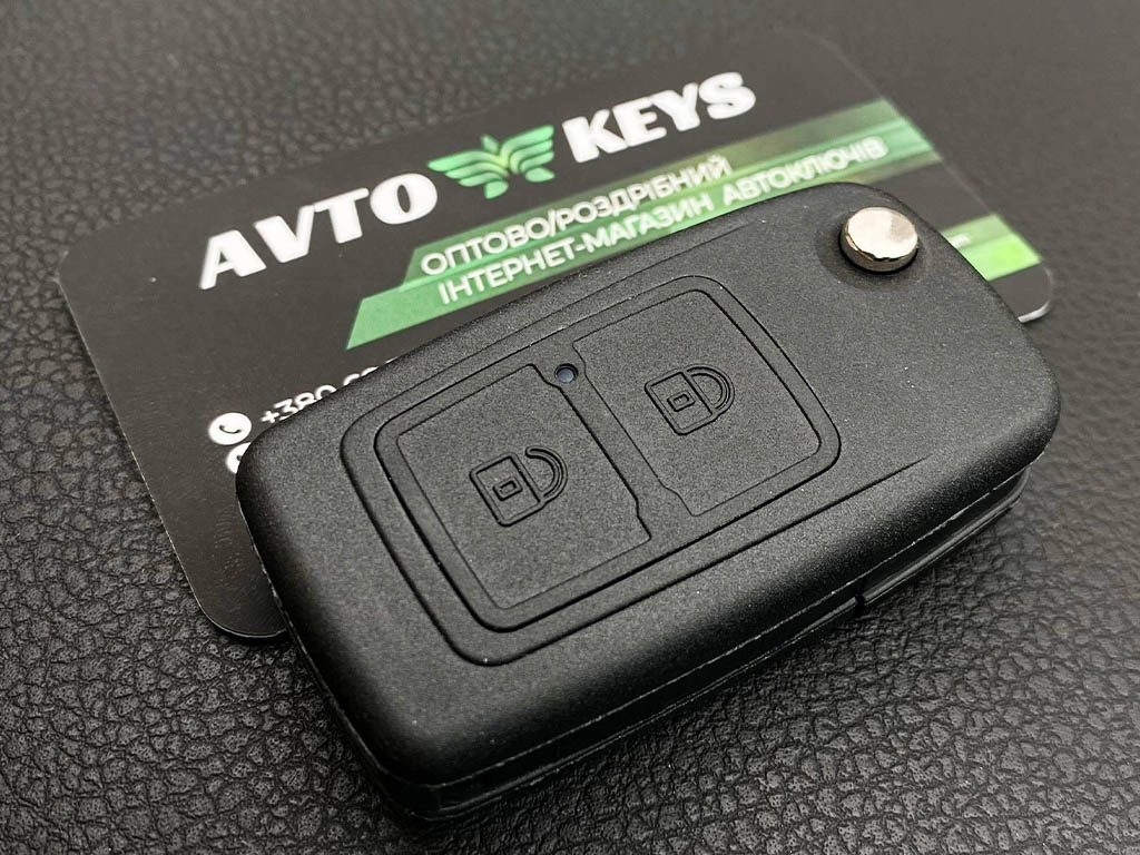 Корпус викидного ключа Chery A3, A5, Tiggo (T11), 2 кнопки, ліве лезо