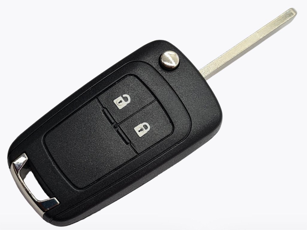 Корпус викидного ключа Chevrolet 2 кнопки, лезо HU100 - Зображення 3