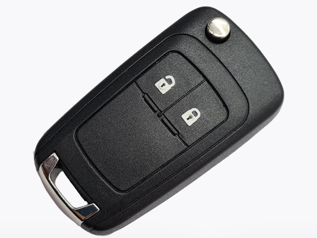 Корпус викидного ключа Chevrolet 2 кнопки, лезо HU100
