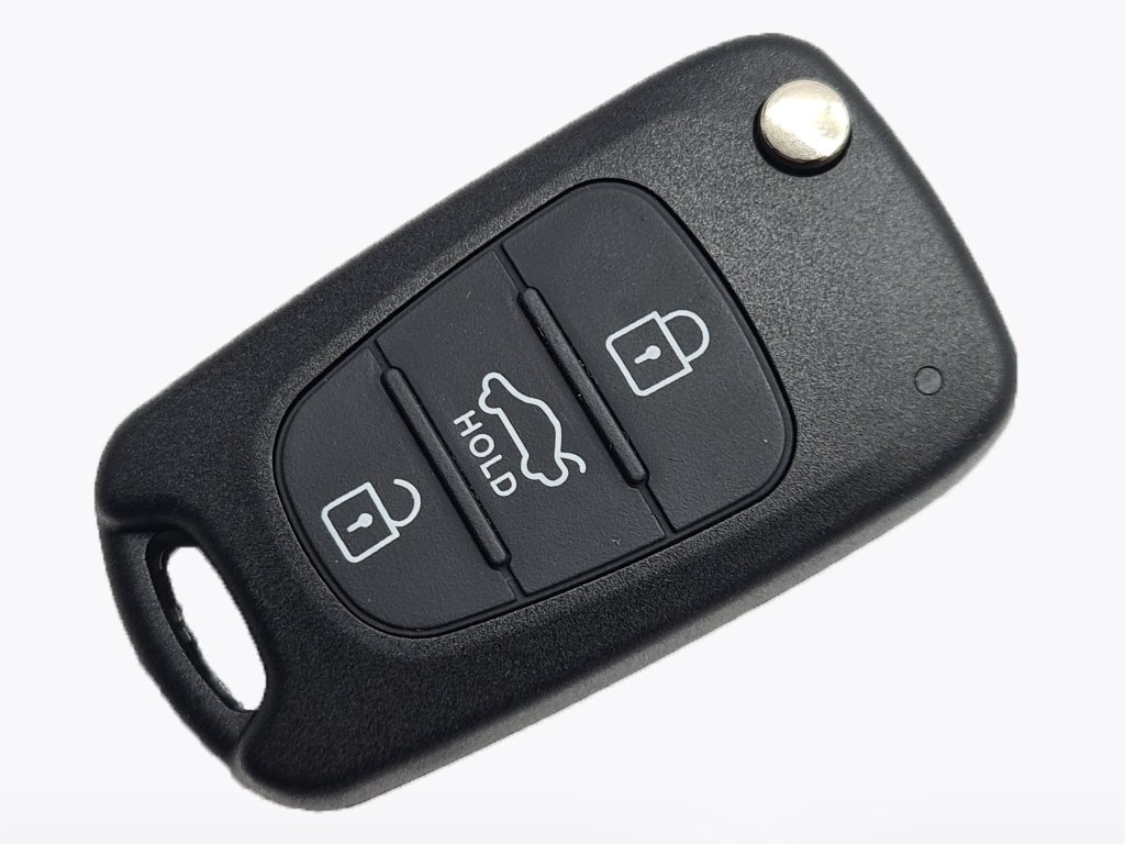 Корпус викидного ключа Hyundai/Kia, 3 кнопки, лезо TOY48
