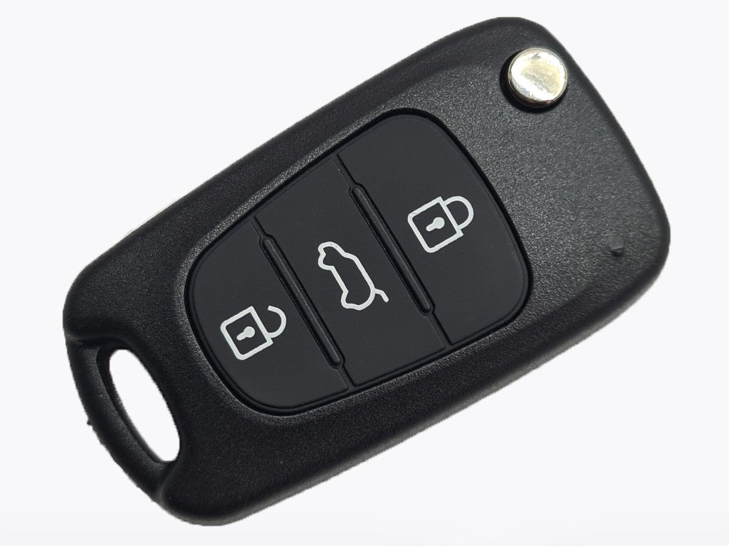 Корпус викидного ключа Hyundai/Kia 3 кнопки, лезо HYN14R
