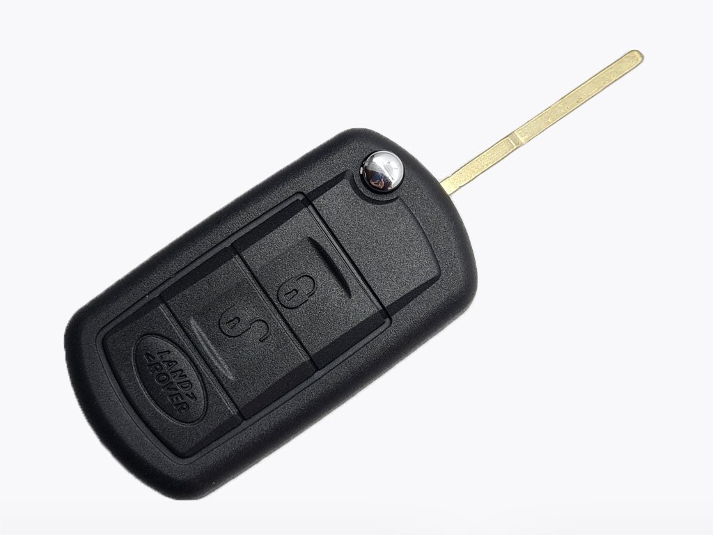 Корпус викидного ключа Land Rover Discovery 3, Range Rover Sport та інші, 3 кнопки, лезо HU101, з лого — изображение 3