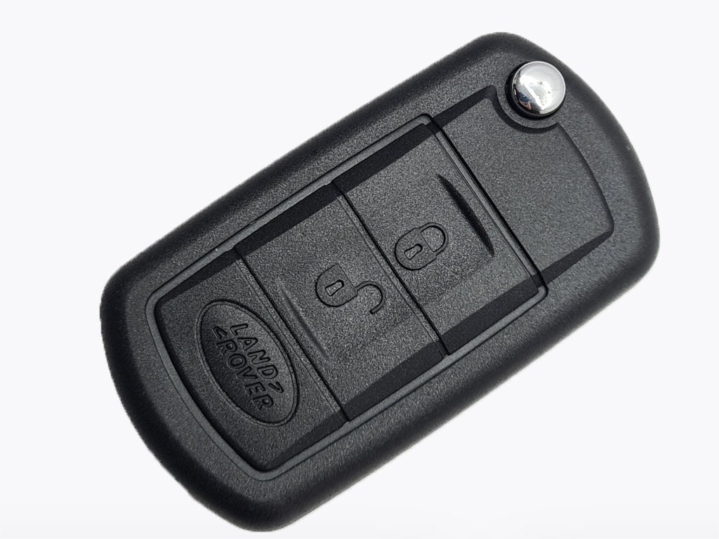 Корпус викидного ключа Land Rover Discovery 3, Range Rover Sport та інші, 3 кнопки, лезо HU101, з лого