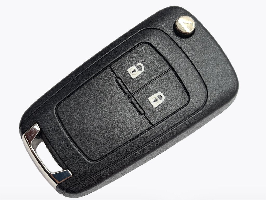 Корпус викидного ключа Opel Insigna, Astra, Zafira та інші, 2 кнопки, лезо HU100