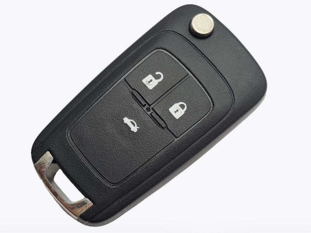 Корпус викидного ключа Opel Insigna, Astra та інші, 3 кнопки, лезо HU100