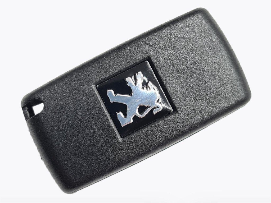 Корпус викидного ключа Citroen/Peugeot, 2 кнопки, без місця під батарейку, лезо VA2 — изображение 4