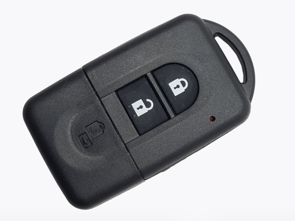 Корпус смарт ключа Nissan Qashqai, X-Trail, Micra, Note, Tiida та інші, 2 кнопки, лезо NSN14, лого