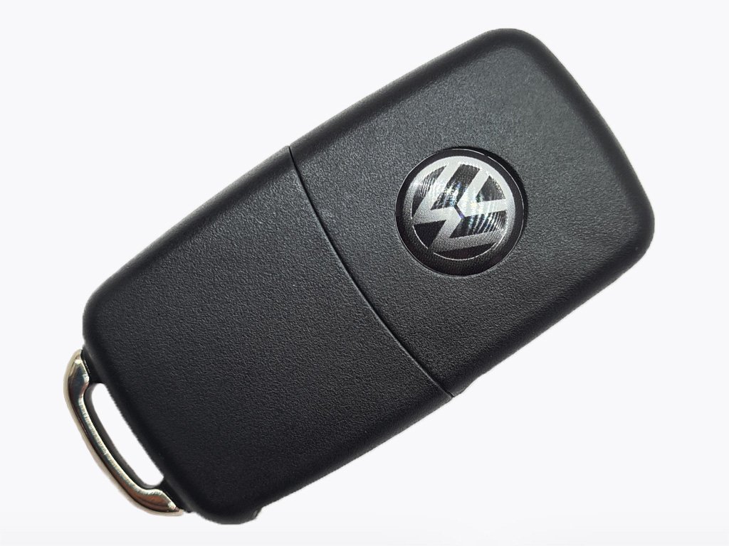 Корпус викидного ключа Volkswagen, Skoda, Seat, 3 кнопки, лезо HU66, з 2011 року — изображение 4