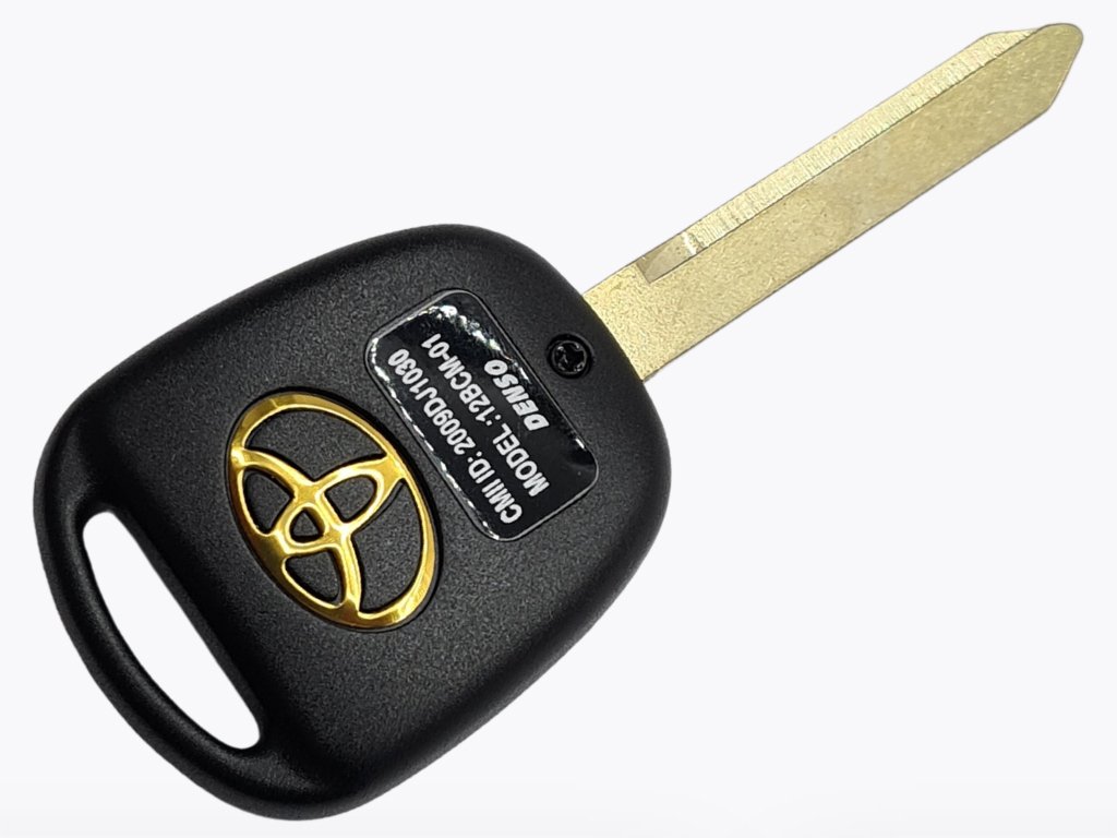 Корпус ключа Toyota Avensis, Corolla, Yaris та інші, 3 кнопки, лезо TOY47, тип 1 - Зображення 2
